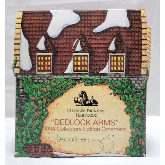 Dept 56 Charles Dickens 1994 Collectors Edition Ornament DEDLOCK ARMS - Picture 10 of 13